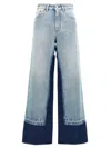 Mm6 Maison Margiela Mm6 By Maison Margiela Contrast Insert Jeans In Blue
