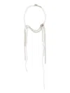 Mm6 Maison Margiela Mm6 By Maison Margiela Dangle Necklace With Faux-pearl Accents