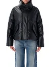 Mm6 Maison Margiela Mm6 By Maison Margiela Oversized Black Sports Jacket With Double-zipper Closure In Black