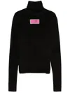 Mm6 Maison Margiela Numbers-motif Sweater In Black