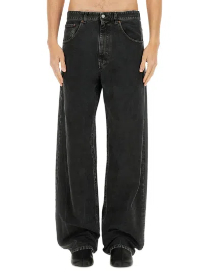 Mm6 Maison Margiela Mm6 By Maison Margiela Five-pocket Jeans In Black