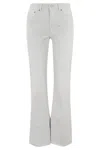 Mm6 Maison Margiela Mm6 By Maison Margiela Flared Jeans With Five-pocket Design And Raw-cut Hem