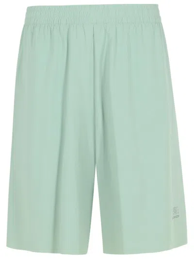 Mm6 Maison Margiela Mm6 By Maison Margiela Green Nylon Bermuda Shorts