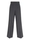 Mm6 Maison Margiela Mm6 By Maison Margiela High-waisted Tailored Pants With Wide Leg