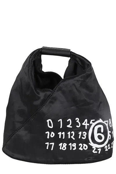 Mm6 Maison Margiela Mm6 By Maison Margiela Japanese Distinctive Fabric Finish Crossbody Bag In Black