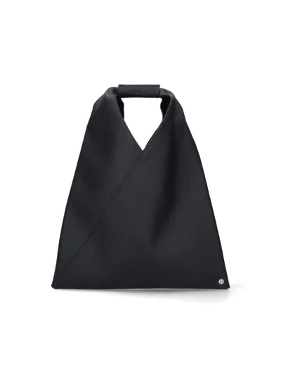 MM6 MAISON MARGIELA MM6 BY MAISON MARGIELA JAPANESE' SMALL HANDBAG – BLACK