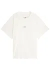 Mm6 Maison Margiela Cotton Crew-neck T-shirt With Numeric Signature Patch In White