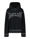 Mm6 Maison Margiela Knitwear Hooded Contrast Stitching In Black