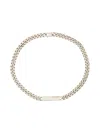 Mm6 Maison Margiela Women's Numbers Motif Engraved Chain Necklace