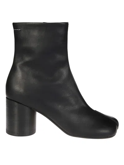 MM6 MAISON MARGIELA MM6 BY MAISON MARGIELA MID-HEIGHT BLOCK HEEL ANKLE BOOTS