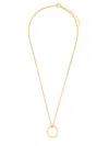 Mm6 Maison Margiela Mm6 By Maison Margiela Minimal Logo Ring Necklace