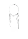 Mm6 Maison Margiela Mm6 By Maison Margiela Necklace With Synth Pearls And Strass