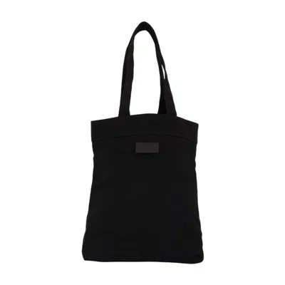 Mm6 Maison Margiela Mm6 By Maison Margiela Ns Shopper Bag - Cotton - Black