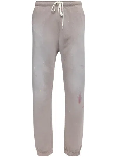Mm6 Maison Margiela Mm6 By Maison Margiela Numbers-motif Track Pants In Gray