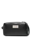 Mm6 Maison Margiela Mm6 By Maison Margiela Numbers-plaque Cross Body Bag In Black