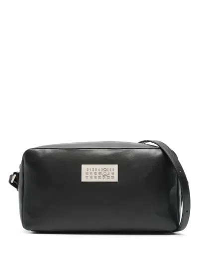 Mm6 Maison Margiela Mm6 By Maison Margiela Numbers-plaque Cross Body Bag In Black