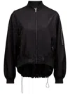 Mm6 Maison Margiela Mm6 By Maison Margiela Numbers-print Bomber Jacket In Black