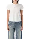 Mm6 Maison Margiela Mm6 By Maison Margiela Numeric Cotton Jersey T-shirt In White