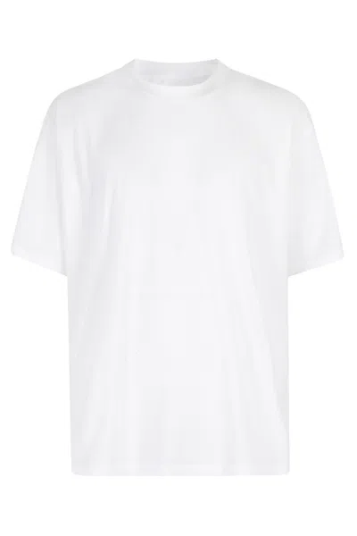 Mm6 Maison Margiela Mm6 By Maison Margiela Numeric Logo Oversized T-shirt In White