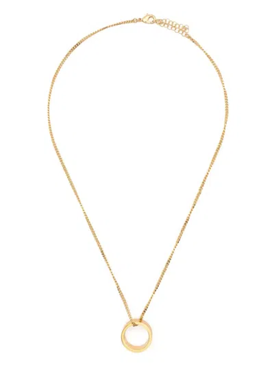 Mm6 Maison Margiela Mm6 By Maison Margiela Numeric Minimal Signature Necklace In Gold