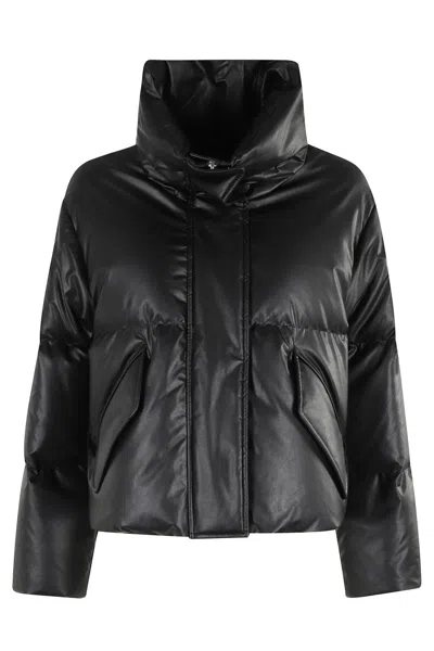 Mm6 Maison Margiela Mm6 By Maison Margiela Oversized Black Sports Jacket With Double-zipper Closure