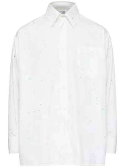 Mm6 Maison Margiela Mm6 By Maison Margiela Paint-splatter Shirt