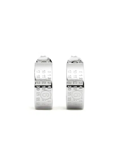 Mm6 Maison Margiela Mm6 By Maison Margiela Polished Circular Earrings