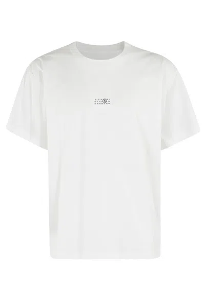 Mm6 Maison Margiela Mm6 By Maison Margiela Relaxed-fit Cotton T-shirt In White