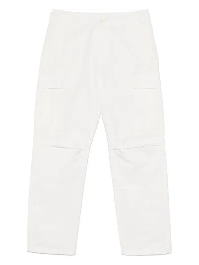 Mm6 Maison Margiela Mm6 By Maison Margiela Relaxed Utility Trousers In White