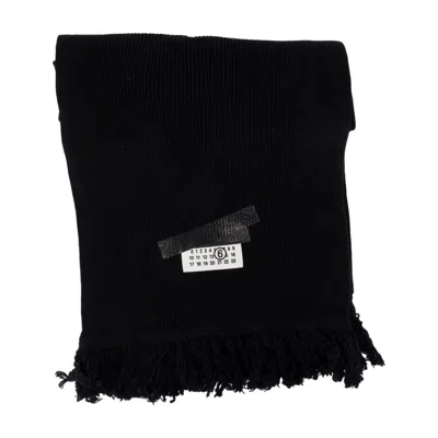 Mm6 Maison Margiela Mm6 By Maison Margiela Scarf - Wool - Black