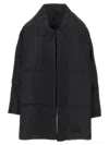 Mm6 Maison Margiela Mm6 By Maison Margiela Scarf Down Jacket In Black