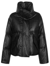 Mm6 Maison Margiela Mm6 By Maison Margiela Oversized Black Sports Jacket With Double-zipper Closure In Black