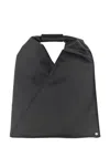 Mm6 Maison Margiela Mm6 By Maison Margiela Small Matte Finish Shoulder Bag With Distinctive V-shape Opening In Black