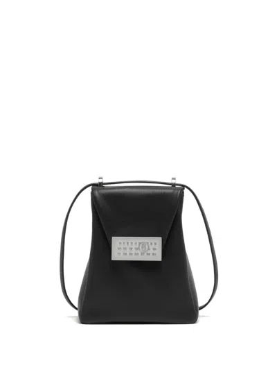 Mm6 Maison Margiela Mm6 By Maison Margiela Small Numeric Shoulder Bag In Black