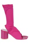 Mm6 Maison Margiela Mm6 By Maison Margiela Stivaletto Fuchsia Heeled Sandal In Pink