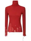 Mm6 Maison Margiela Pullover In Red