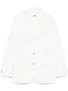 Mm6 Maison Margiela Mm6 By Maison Margiela Tailored White Jacket With Button Fastening In White