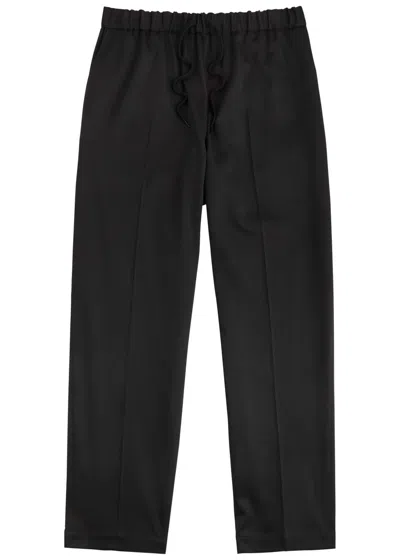 Mm6 Maison Margiela Mm6 By Maison Margiela Tapered-leg Woven Trousers