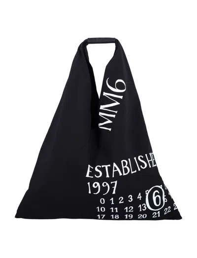Mm6 Maison Margiela Mm6 By Maison Margiela Triangular-shaped Cotton Bag