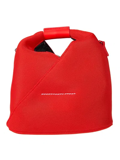 Mm6 Maison Margiela Mm6 Japanese Mesh Cross Body Bag In Red