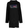 Mm6 Maison Margiela Mm6 Ladies Black Numbers-motif Cotton Dress In Black