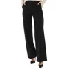 Mm6 Maison Margiela Wide-leg Trousers With Tailored High Waist In Black