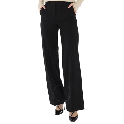 Mm6 Maison Margiela Mm6 Ladies Black Wide-leg Tailored Trousers