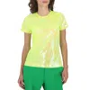 Mm6 Maison Margiela Mm6 Ladies Iridescent Sequin Top In Green