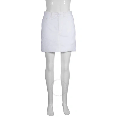 Mm6 Maison Margiela Mm6 Ladies White High-rise Short Skirt