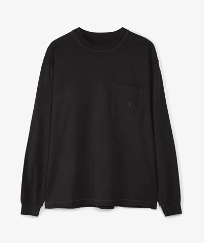 Mm6 Maison Margiela Mm6 Long-sleeved Shirt With Modern Design In Black
