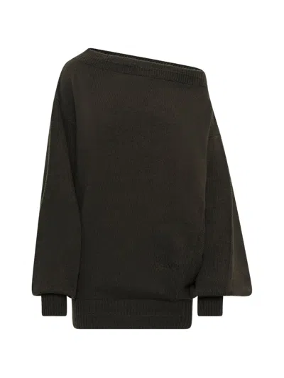 Mm6 Maison Margiela Black Cotton Dress