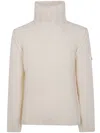 Mm6 Maison Margiela Chunky Wool Turtleneck Jumper In Neutral