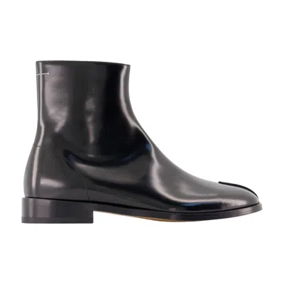 Mm6 Maison Margiela Glossy Leather Ankle Boots In Multi