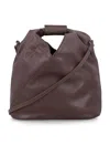 Mm6 Maison Margiela Japanese Crossbody Bag In Burgundy